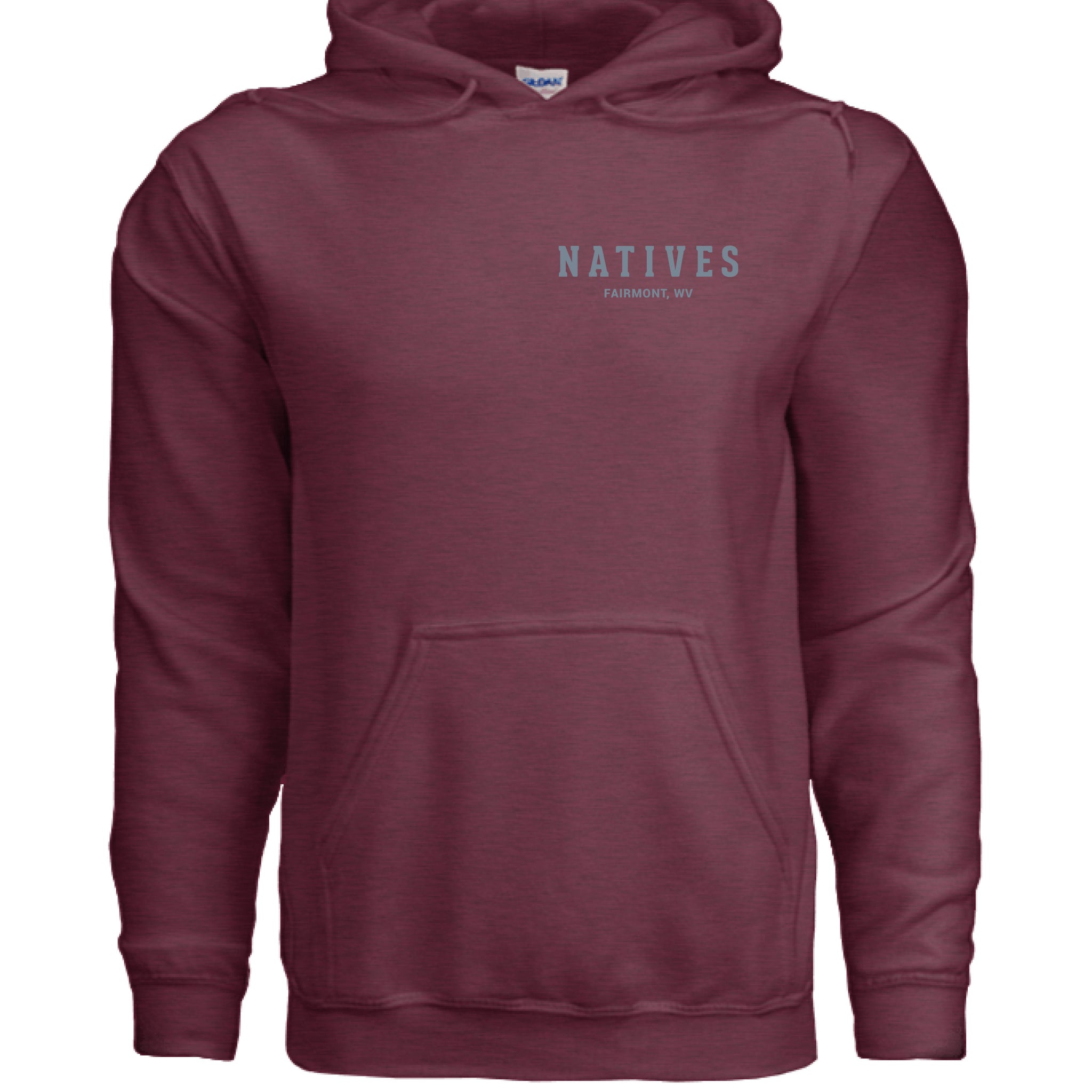 Heather Sport Dark Maroon - FRONT