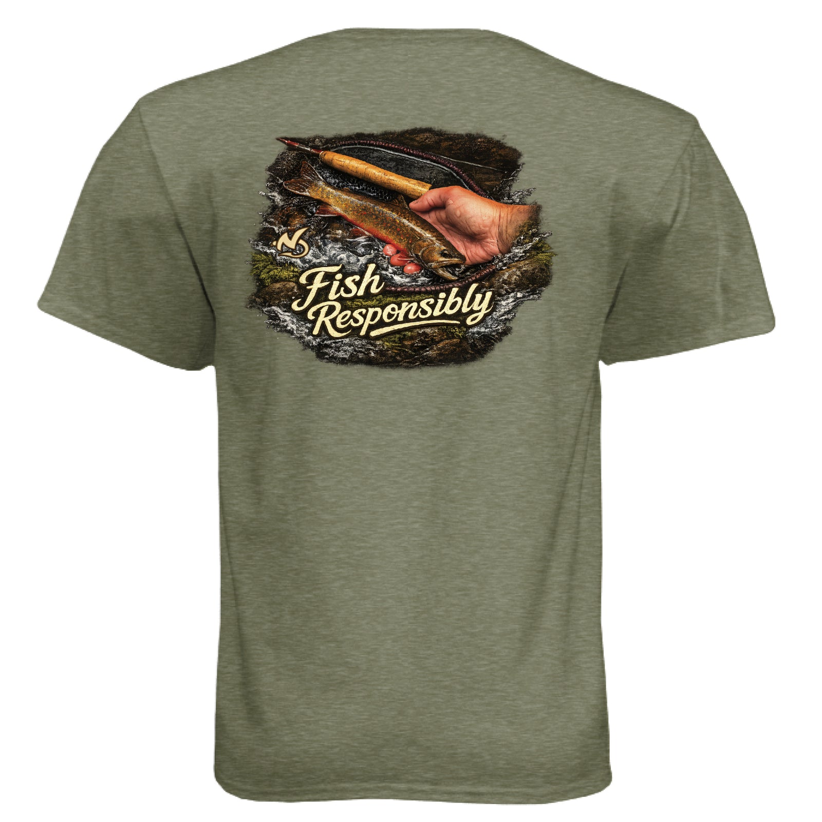 MILITARY GREEN - BACK