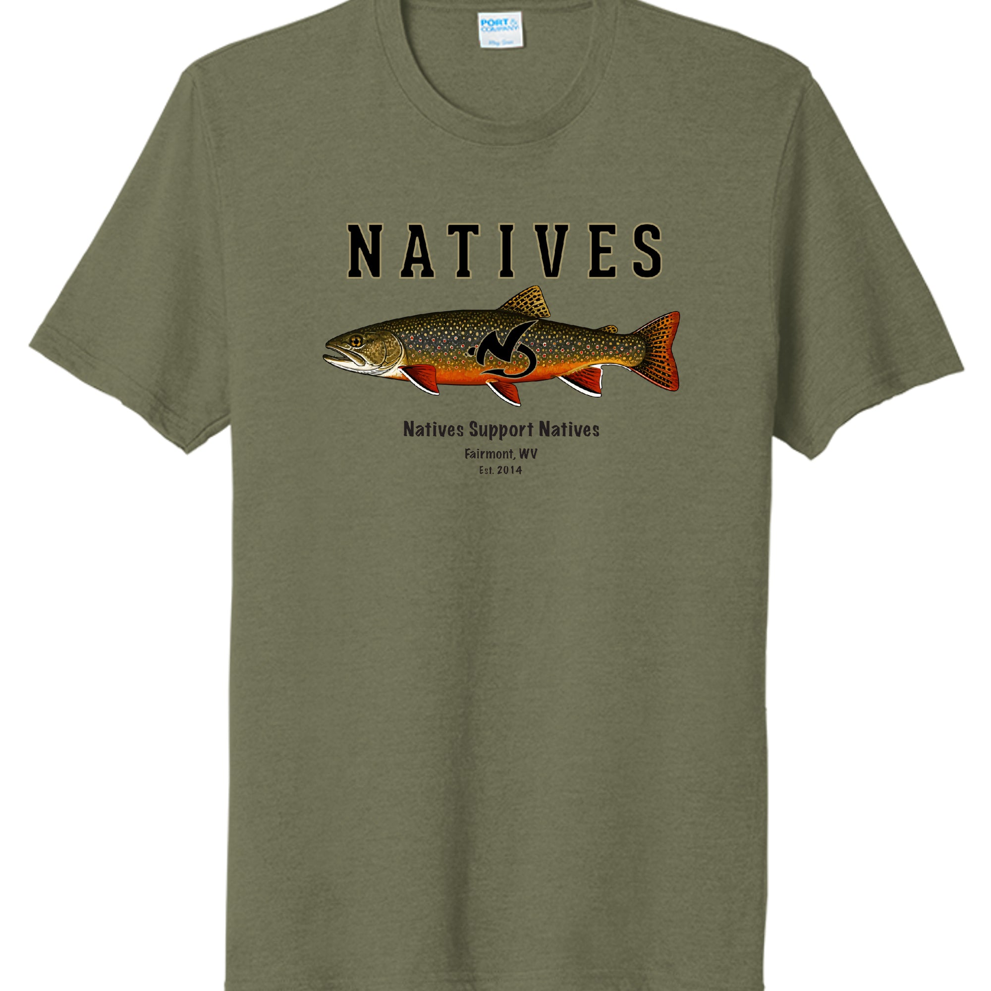 Military Green Heather - PC330 - FRONT