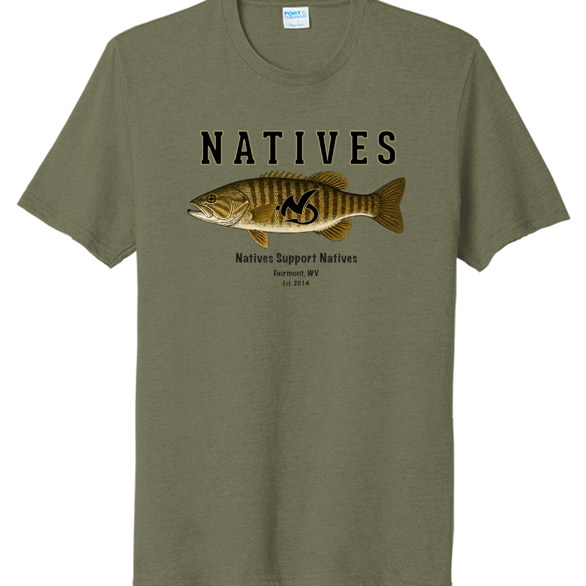 Military Green Heather - PC330 - FRONT