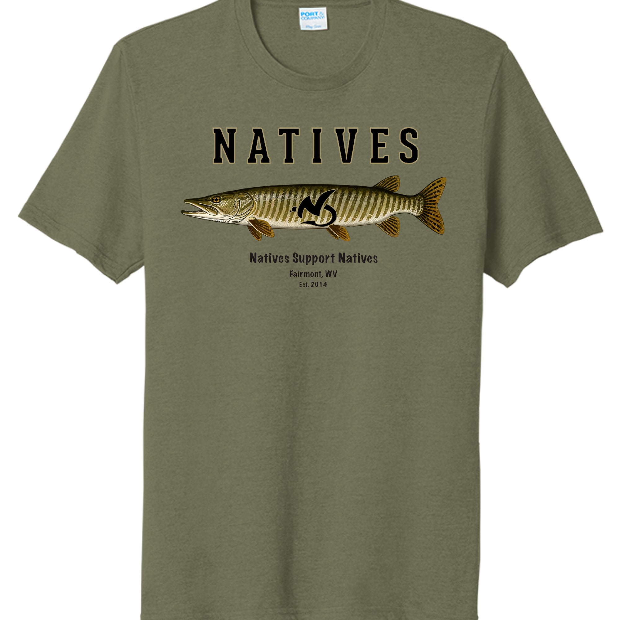 Military Green Heather - PC330 - FRONT