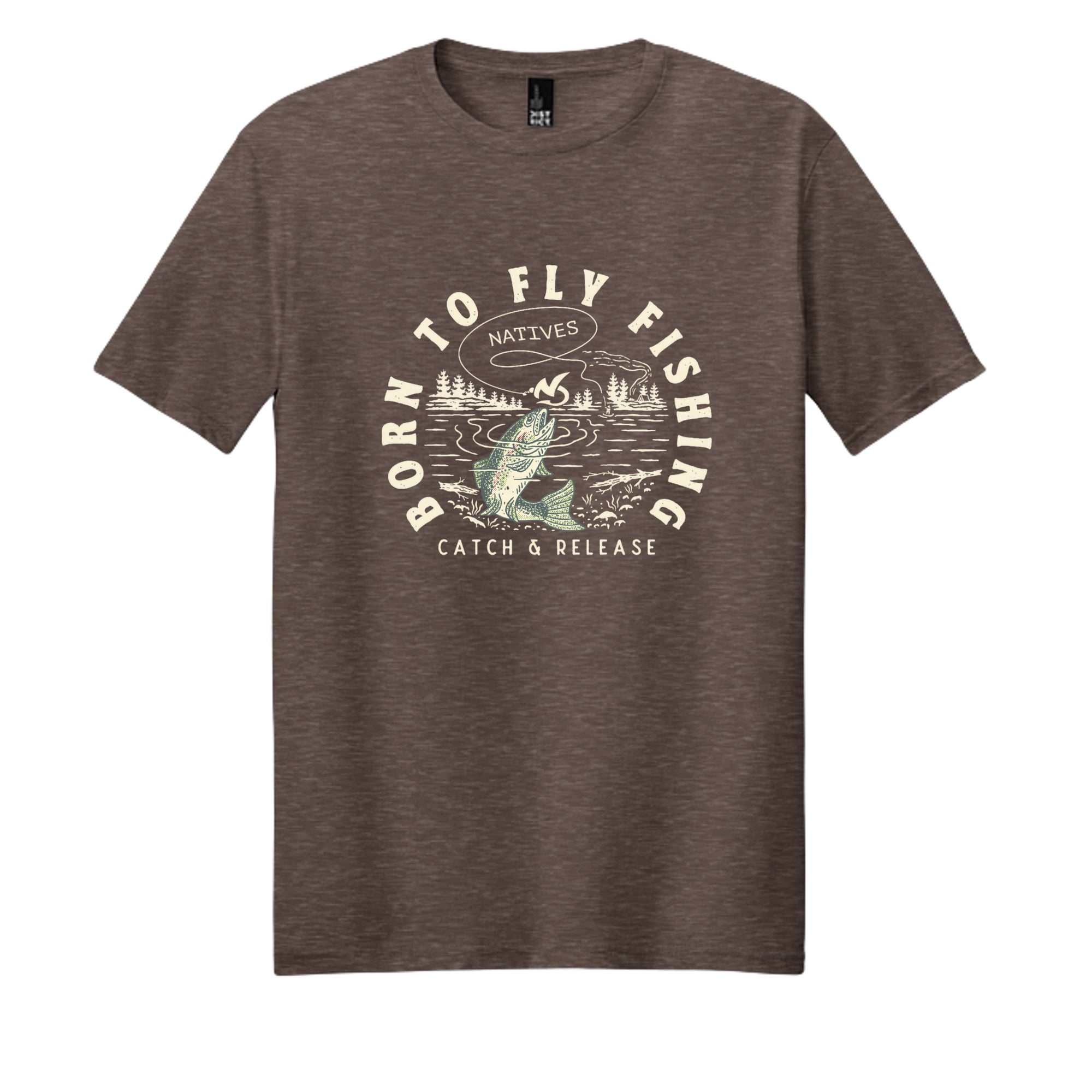 Heathered Brown - DM108 - FRONT