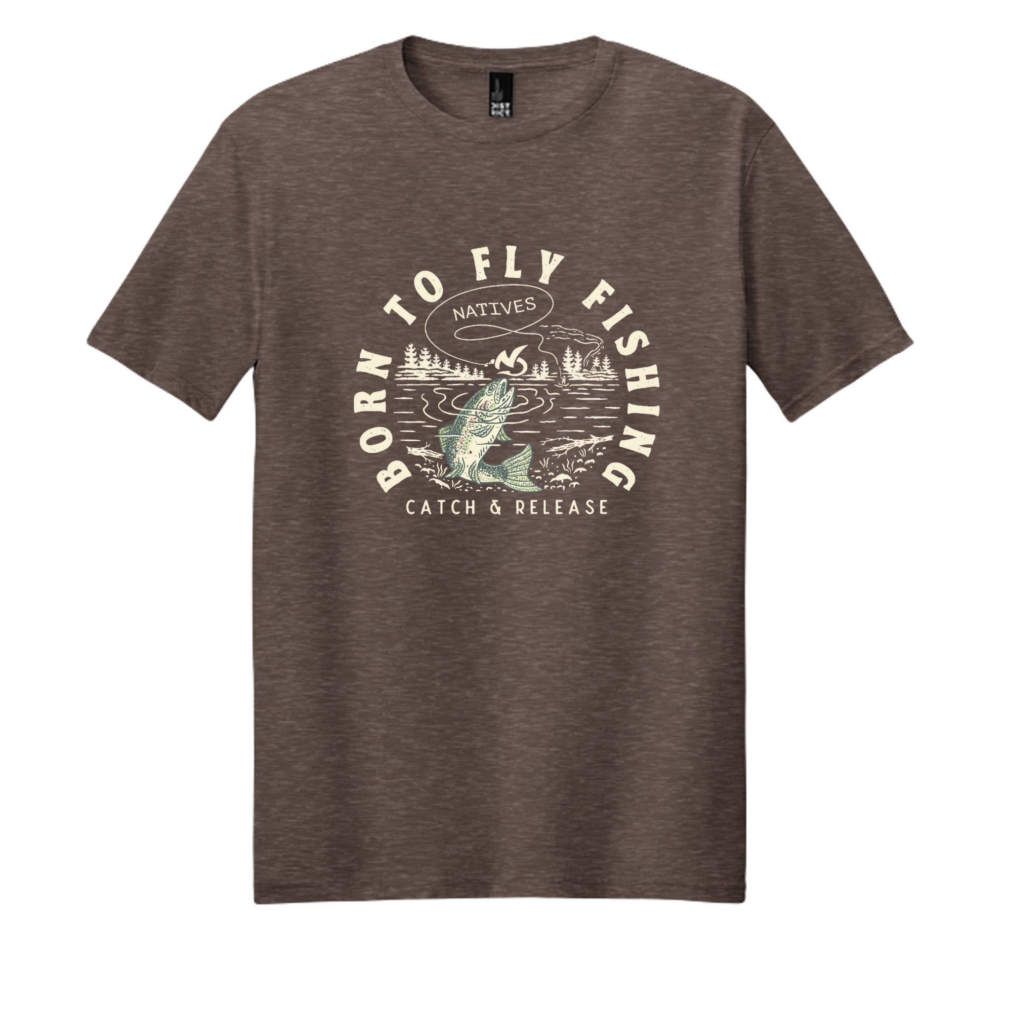 Heathered Brown - DM108 - FRONT
