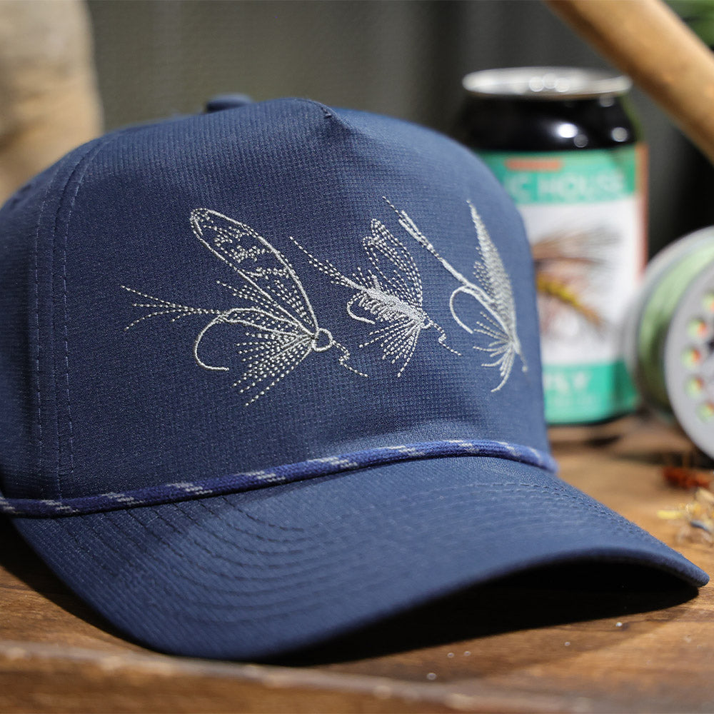 Paramount Tri-Fly Fishing Ridgeline 5-Panel Rope Cap
