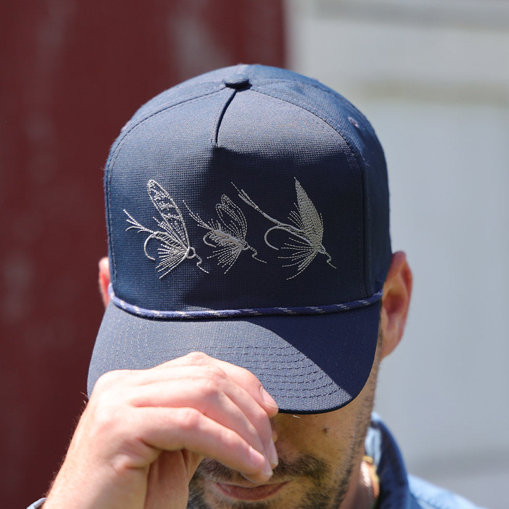 Paramount Tri-Fly Fishing Ridgeline 5-Panel Rope Cap