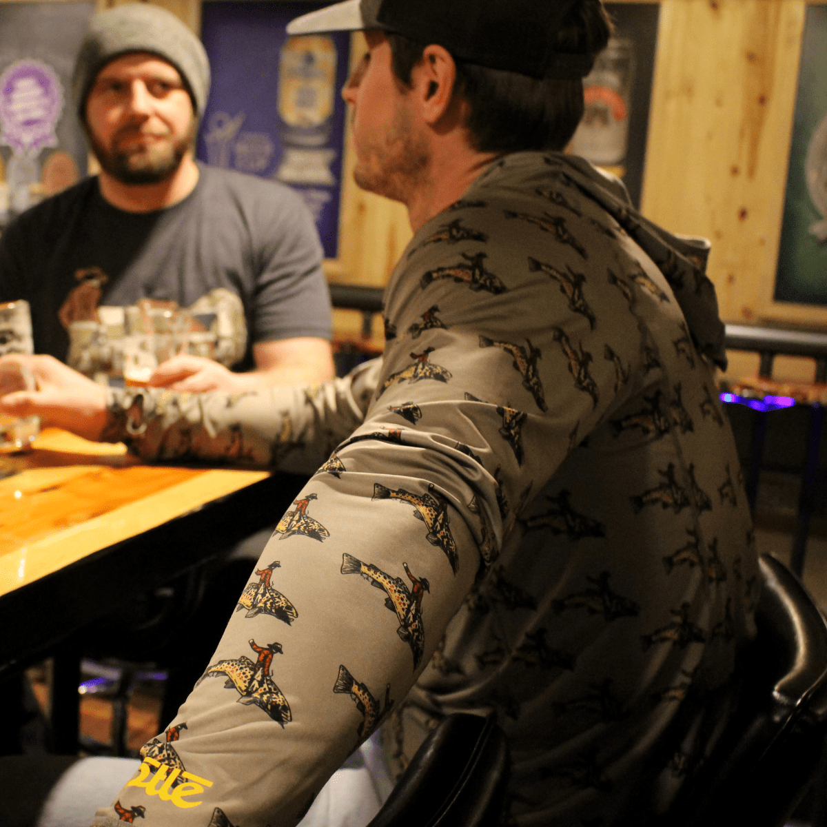 Trxstle Featherweight Bucking Brown Sun Hoodie