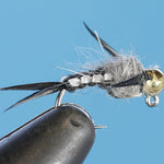 Woven Stone Jig - Tungsten (Barbless)
