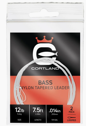 Cortland Bass Tapered Leader