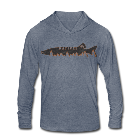 Topo Musky Tri-Blend Guide Hoodie - heather blue